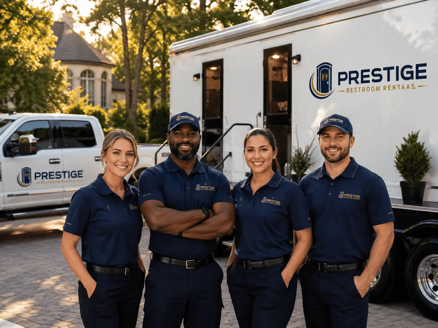 Trusted Luxury Portable Restrooms company in Feesburg, OH